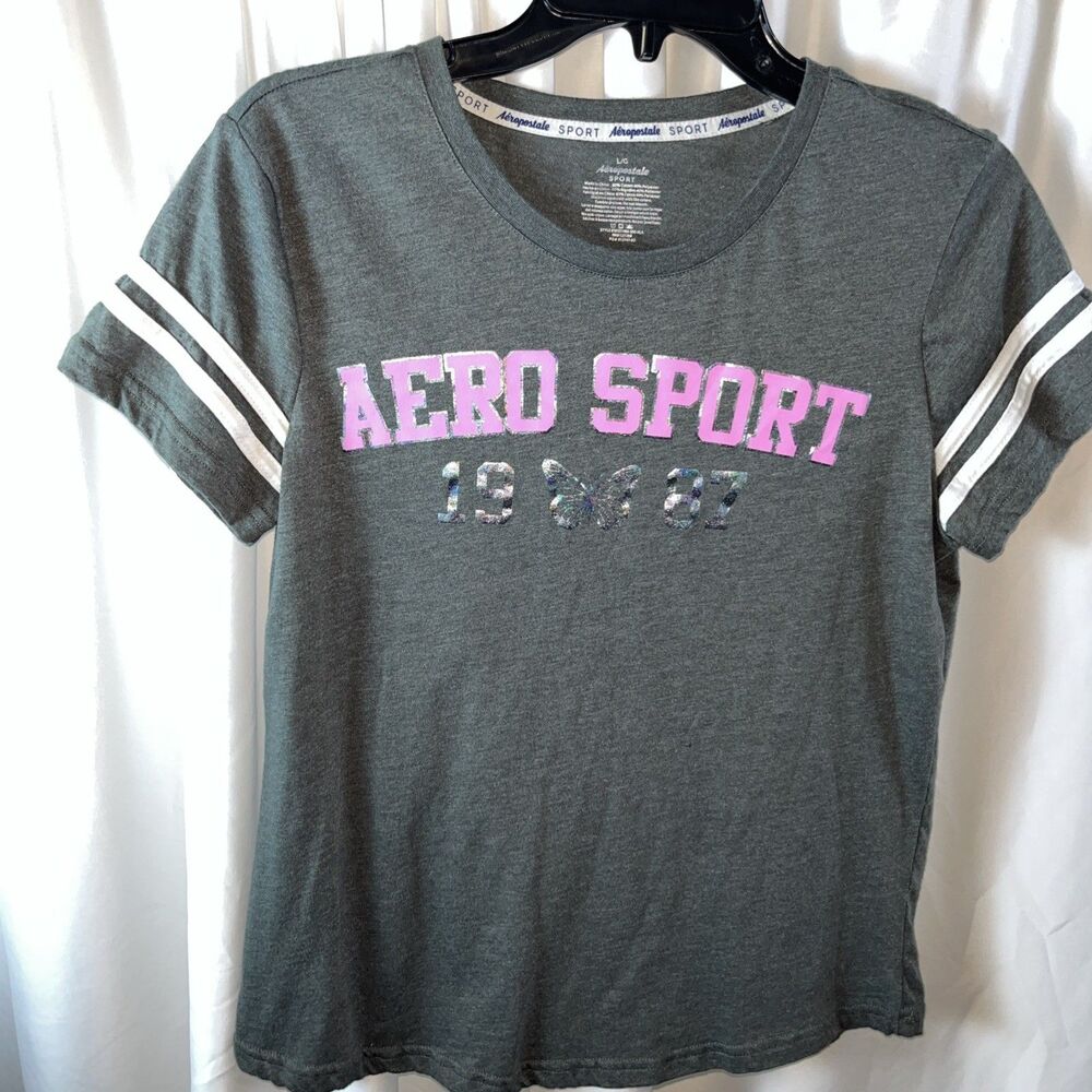 2 Aeropostale Sport Women’s Graphic T-shirt Multicolor Y2K Retro - Picture 2 of 10